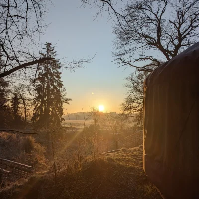 coucher de soleil-yourte-saint-medard-sur-ille